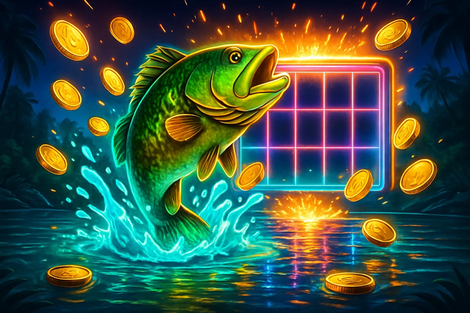 Big Bass Bonanza Megaways key art